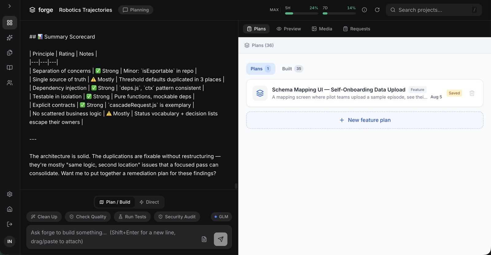 Forge — full workspace