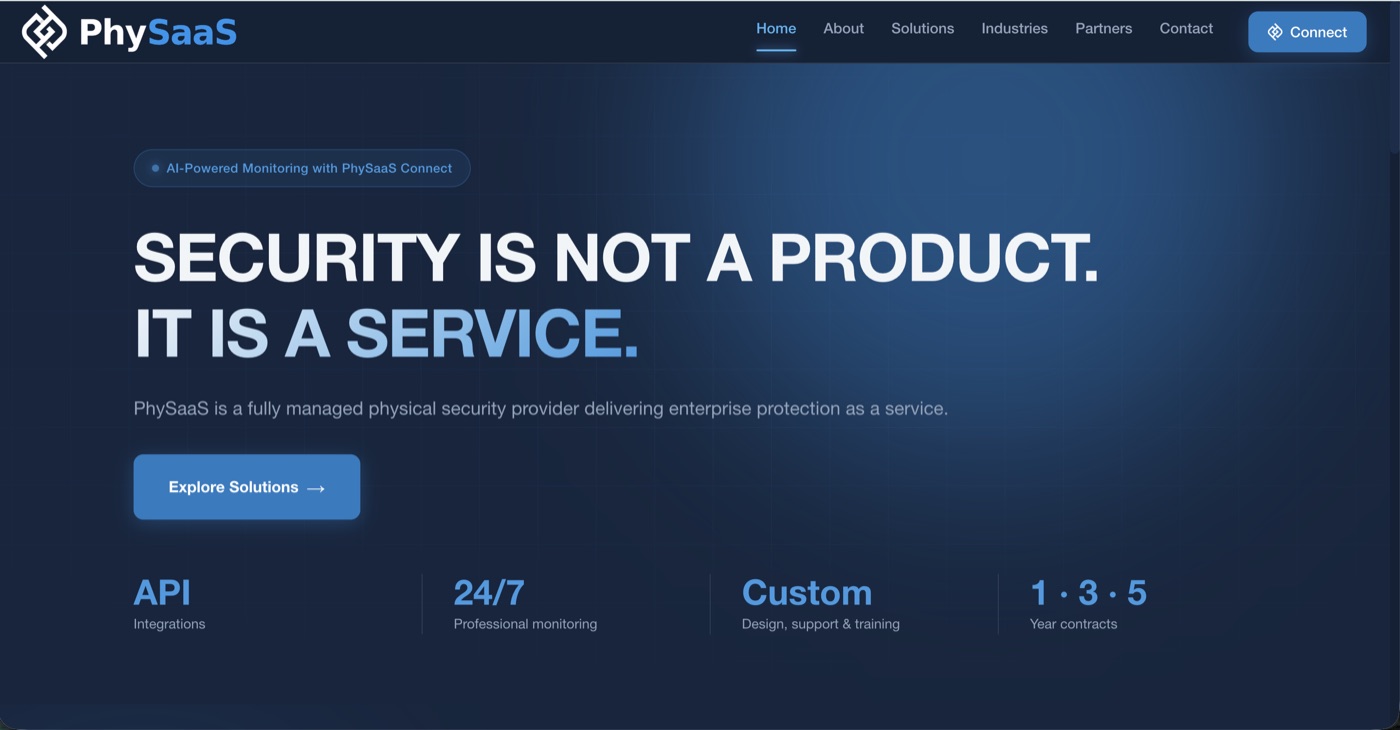 The Executive’s Website screenshot